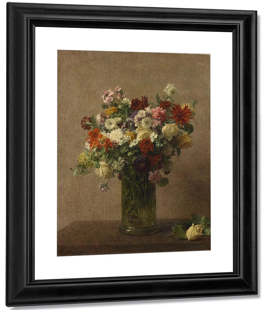 Flowers From Normandy By Henri Fantin Latour Fine Art Print