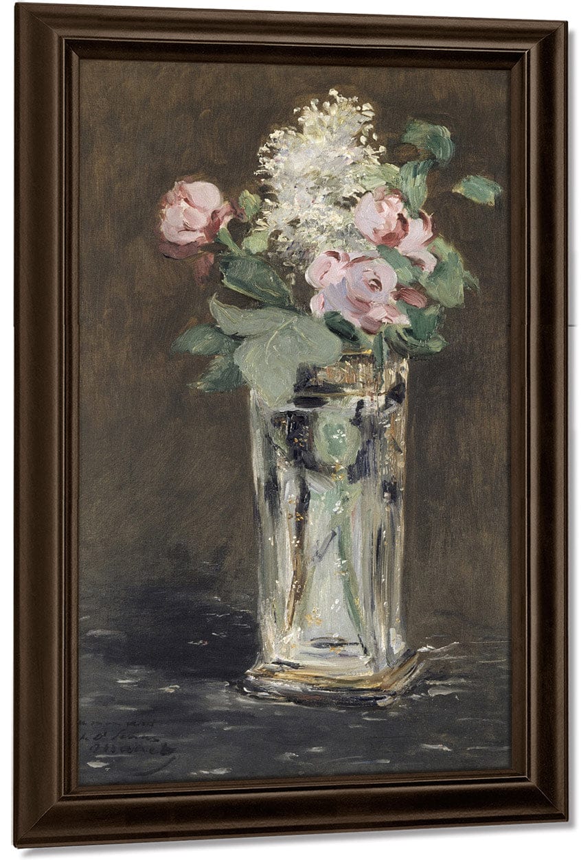 Flowers In A Crystal Vase, 1882 1 By Edouard Manet Fine Art Print
