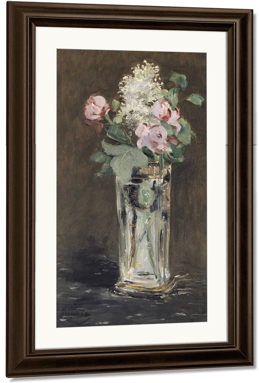 Flowers In A Crystal Vase, 1882 1 By Edouard Manet Fine Art Print