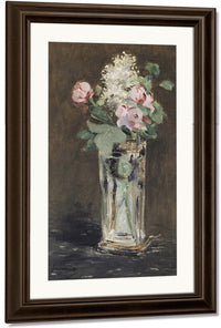 Flowers In A Crystal Vase, 1882 1 By Edouard Manet Fine Art Print