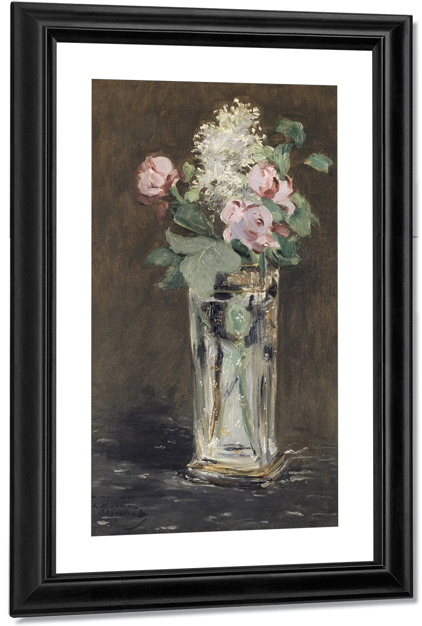 Flowers In A Crystal Vase, 1882 1 By Edouard Manet Fine Art Print