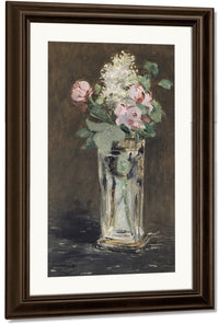 Flowers In A Crystal Vase, 1882 By Edouard Manet Fine Art Print