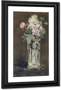 Flowers In A Crystal Vase, 1882 By Edouard Manet Fine Art Print