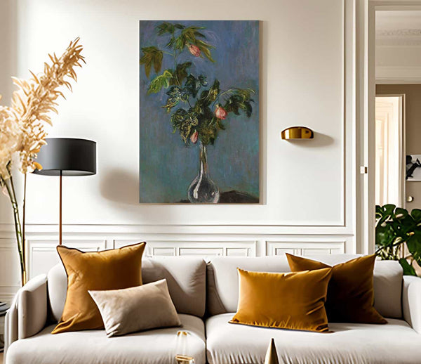 Flowers In A Vase By Monet Claude Fine Art Print