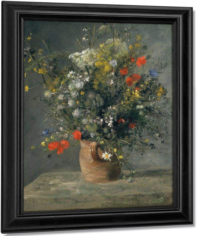 Flowers In A Vase Pierre Auguste Renoir Fine Art Print