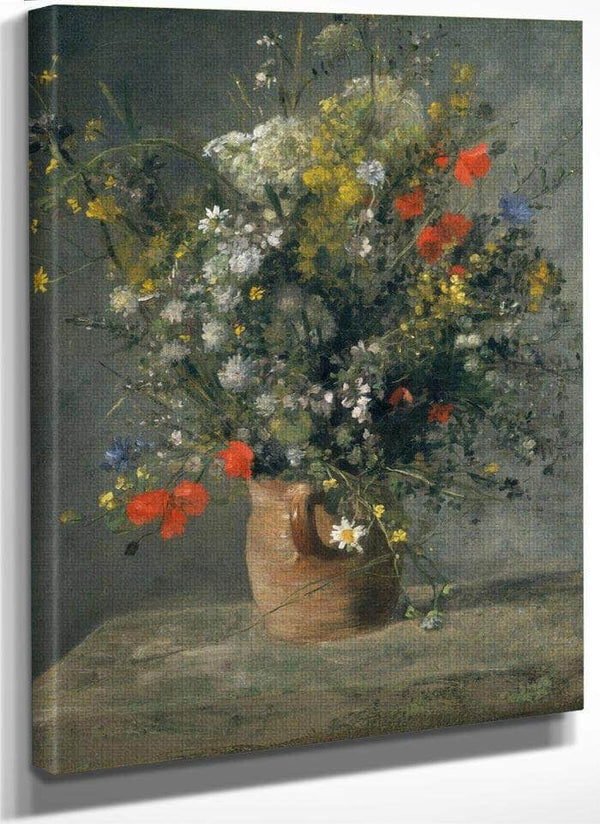 Flowers In A Vase Pierre Auguste Renoir Fine Art Print