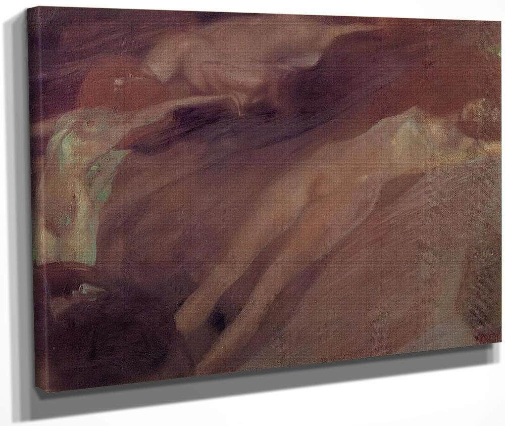Flowing Water, 1898 By Gustav Klimt Fine Art Print