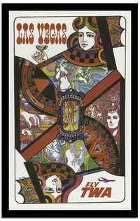 Fly Twa  Vintage Postera Fine Art Print