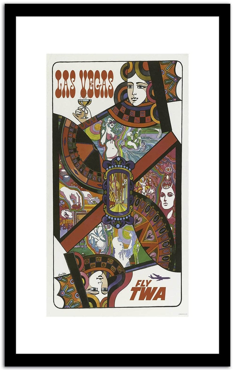 Fly Twa  Vintage Postera Fine Art Print