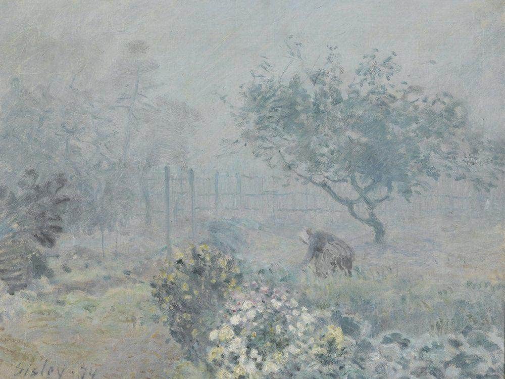 Fog Voisins 1874 By Alfred Sisley Fine Art Print