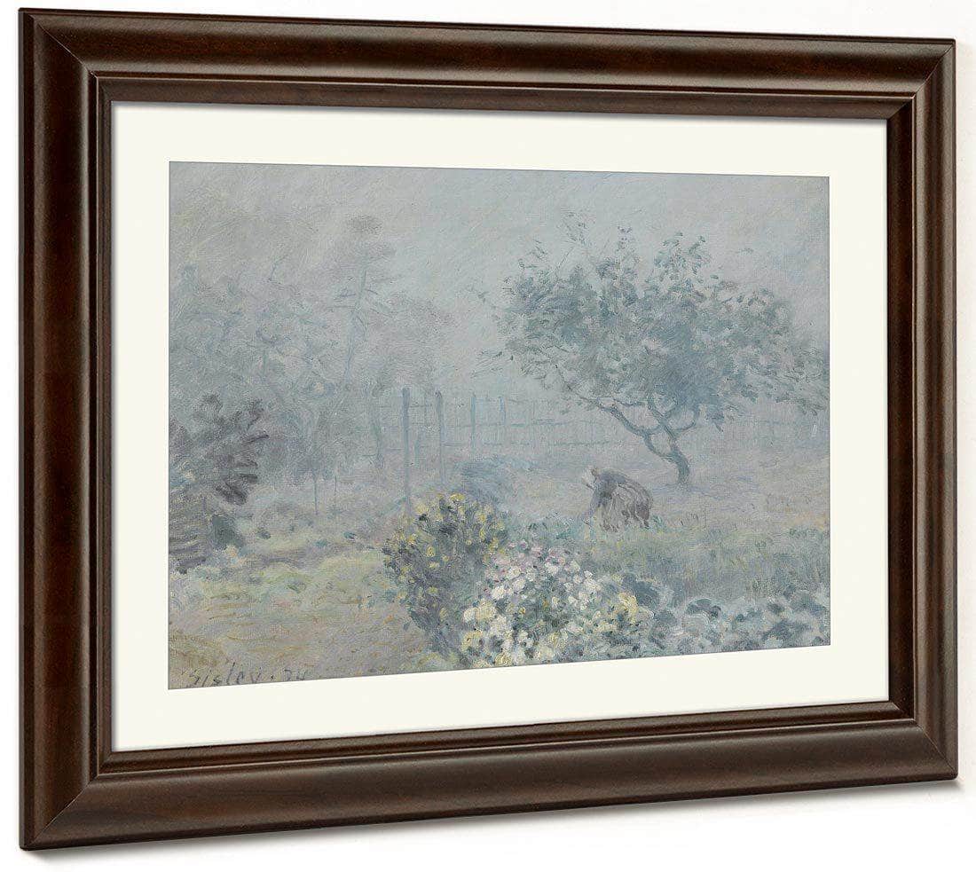 Fog Voisins 1874 By Alfred Sisley Fine Art Print