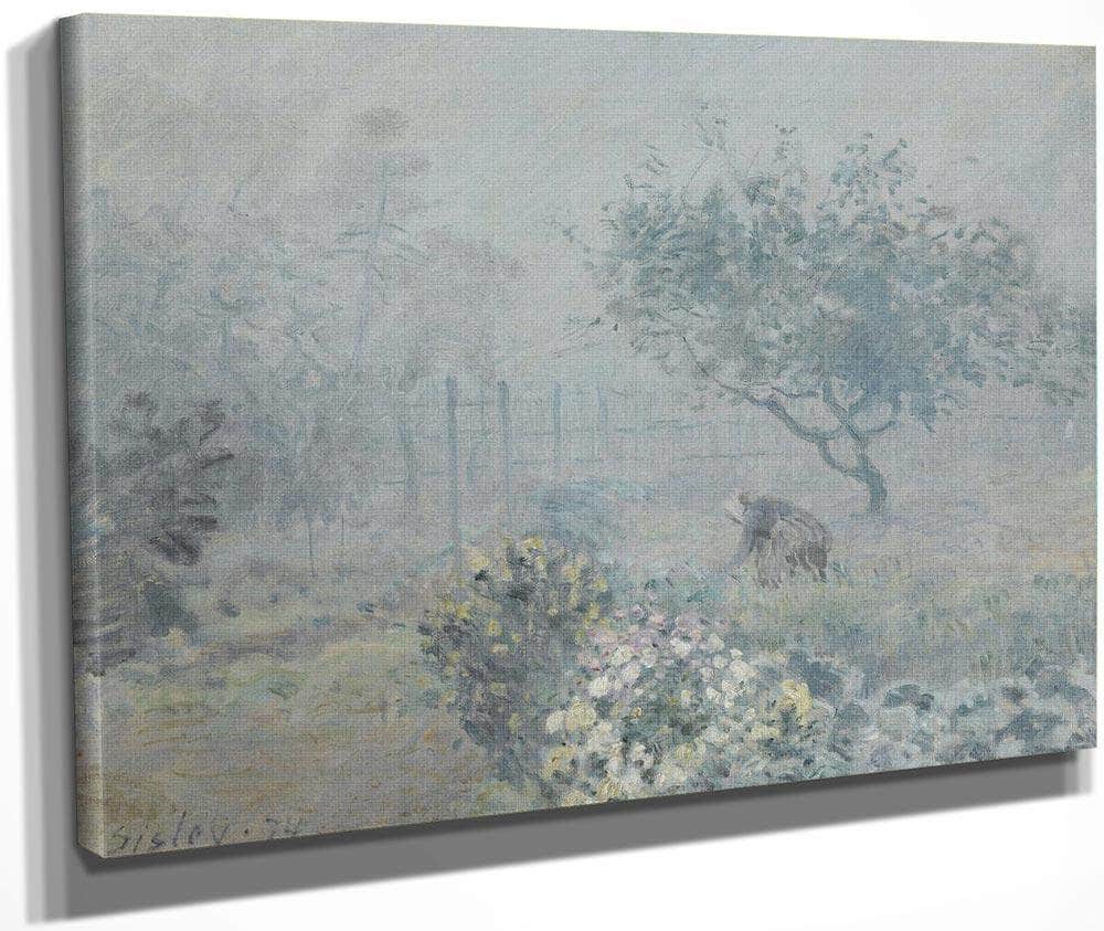 Fog Voisins 1874 By Alfred Sisley Fine Art Print
