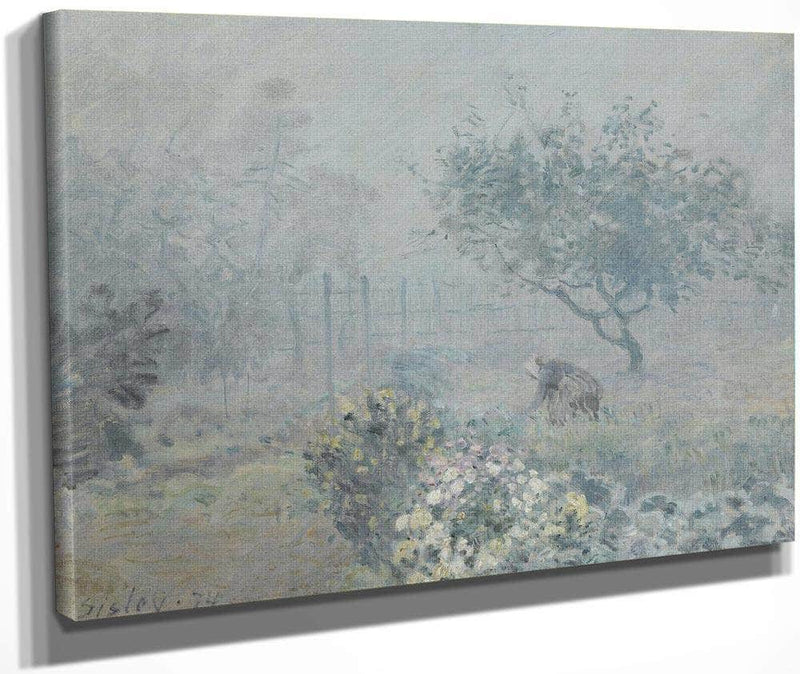 Fog Voisins 1874 By Alfred Sisley Fine Art Print