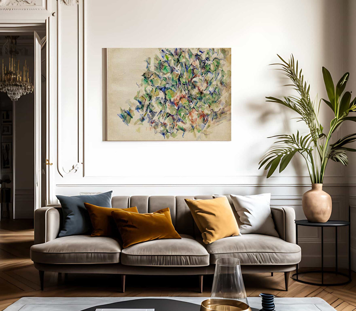 Foliage By Cezanne Paul Fine Art Print