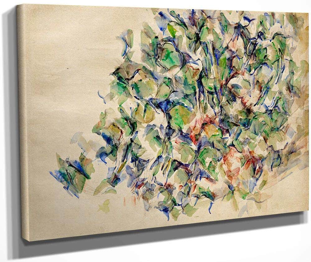 Foliage By Cezanne Paul Fine Art Print