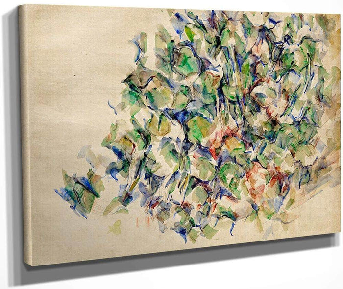 Foliage By Cezanne Paul Fine Art Print