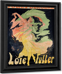 Folies Bergeres Loie Fuller, France By Jules Cheret Fine Art Print