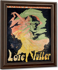 Folies Bergeres Loie Fuller, France By Jules Cheret Fine Art Print
