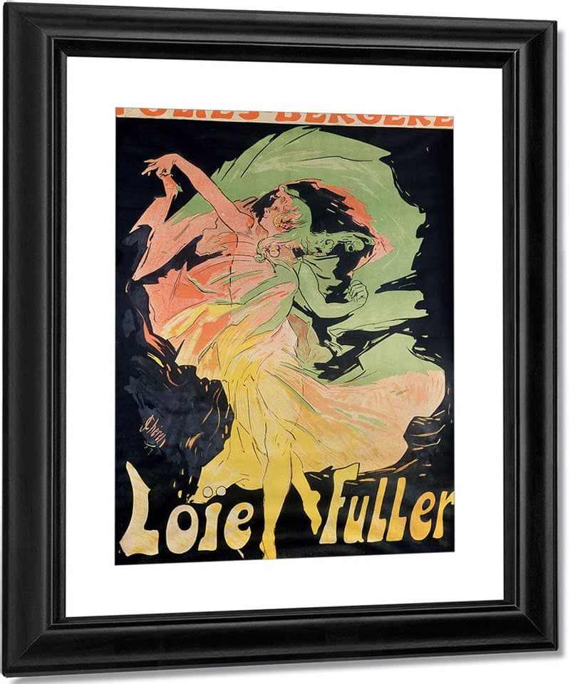 Folies Bergeres Loie Fuller, France By Jules Cheret Fine Art Print