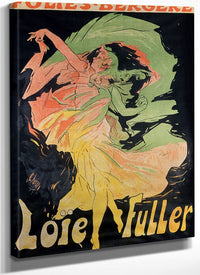 Folies Bergeres Loie Fuller, France By Jules Cheret Fine Art Print