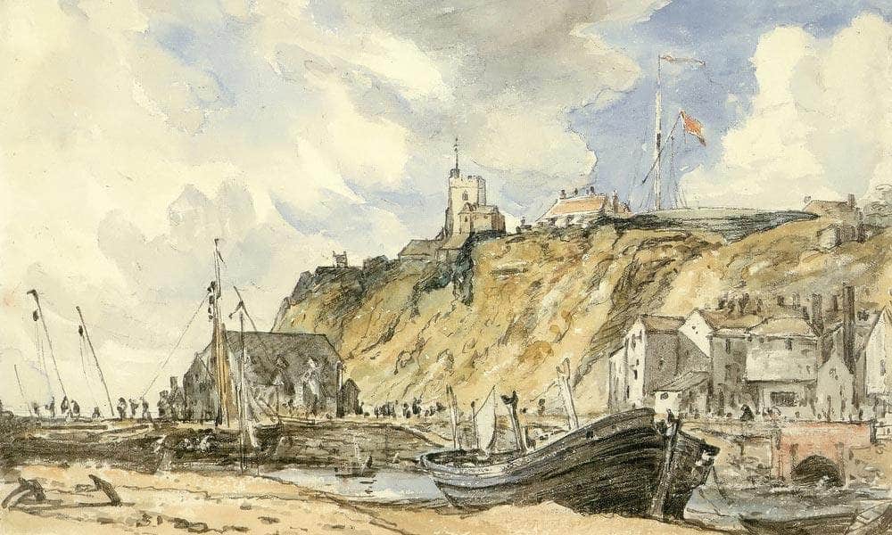 Folkestone The Harbour By John Constable Fine Art Print
