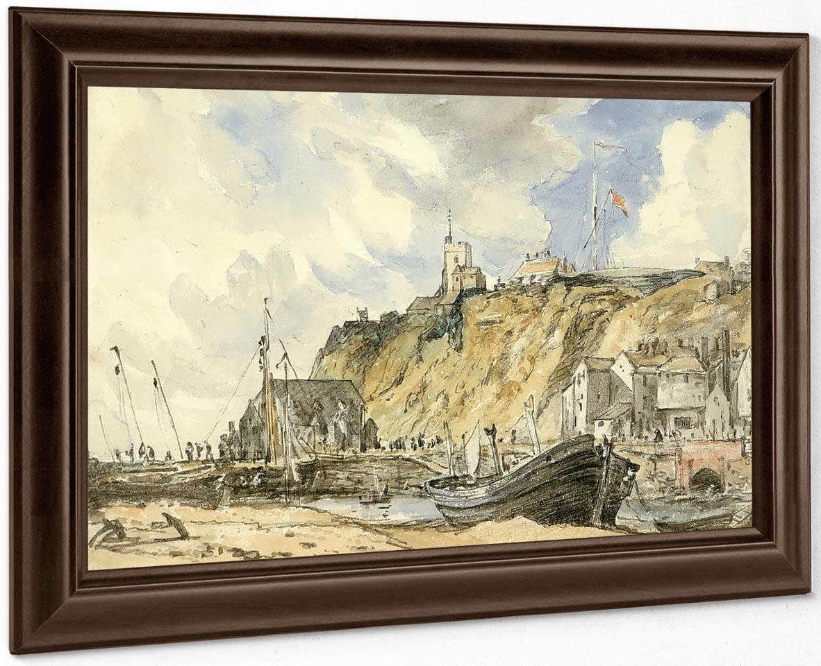 Folkestone The Harbour By John Constable Fine Art Print