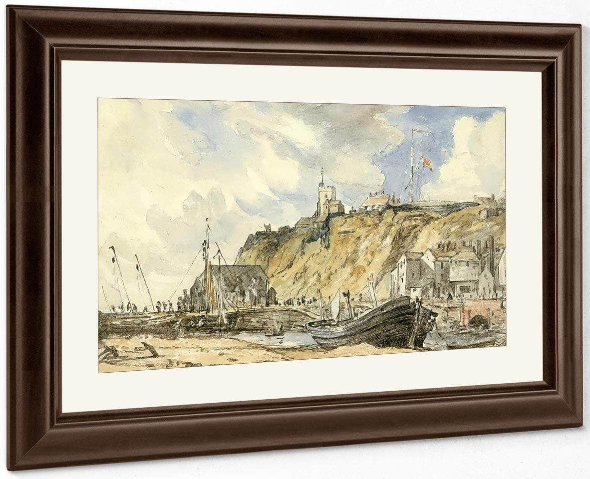 Folkestone The Harbour By John Constable Fine Art Print