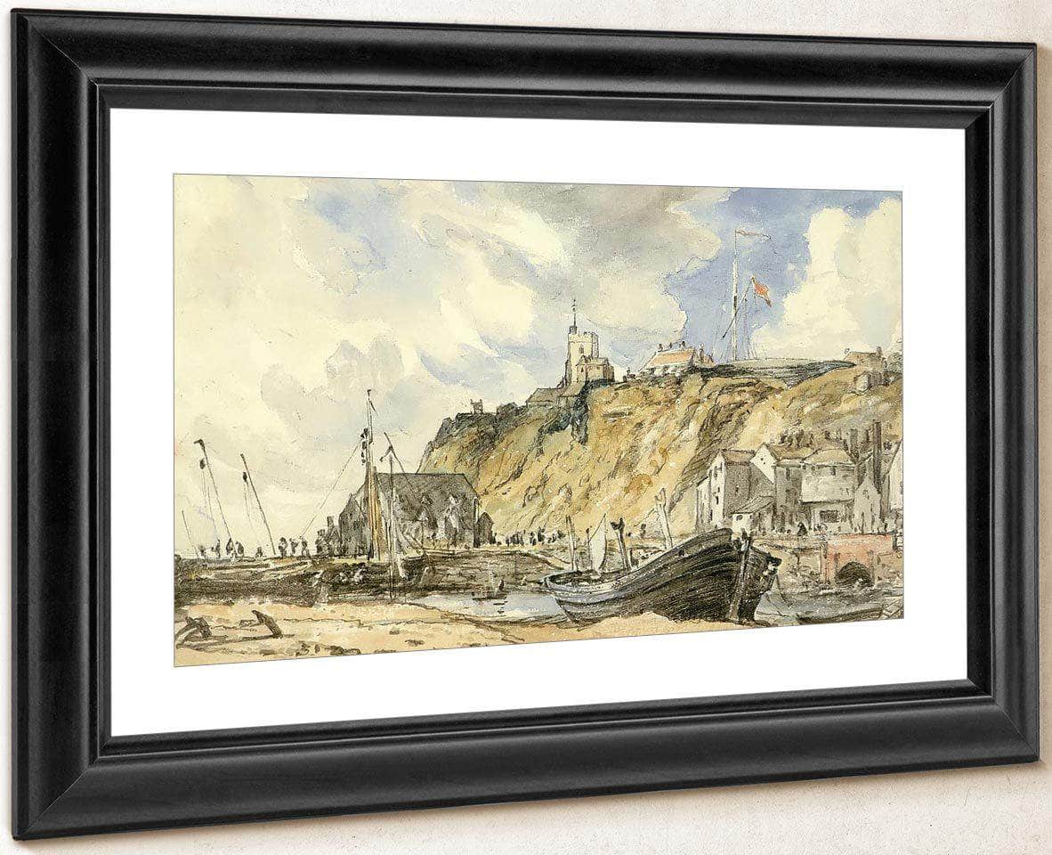 Folkestone The Harbour By John Constable Fine Art Print