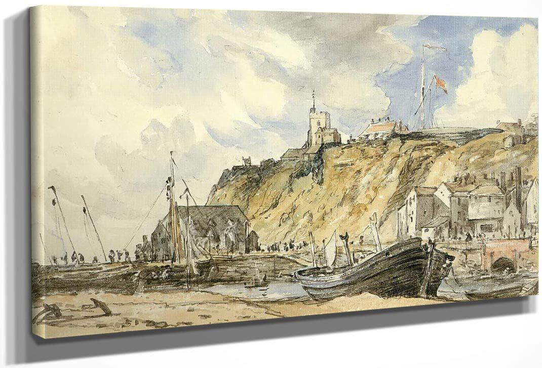 Folkestone The Harbour By John Constable Fine Art Print