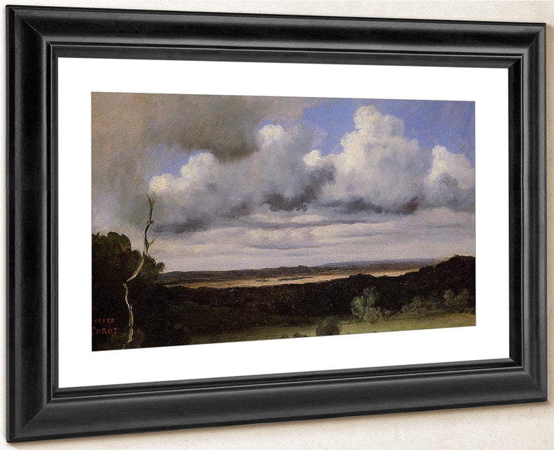 Fontainebleau Storm Over The Plains 1822 Oil On Canvas Musee Cantonal Des Beaux Arts Lausanne Switzerland By Jean Baptiste Camille Corot Fine Art Print