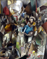 Football Players Painting Albert Gleizes Canvas Art Fine Art Print