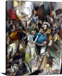 Football Players Painting Albert Gleizes Canvas Art Fine Art Print