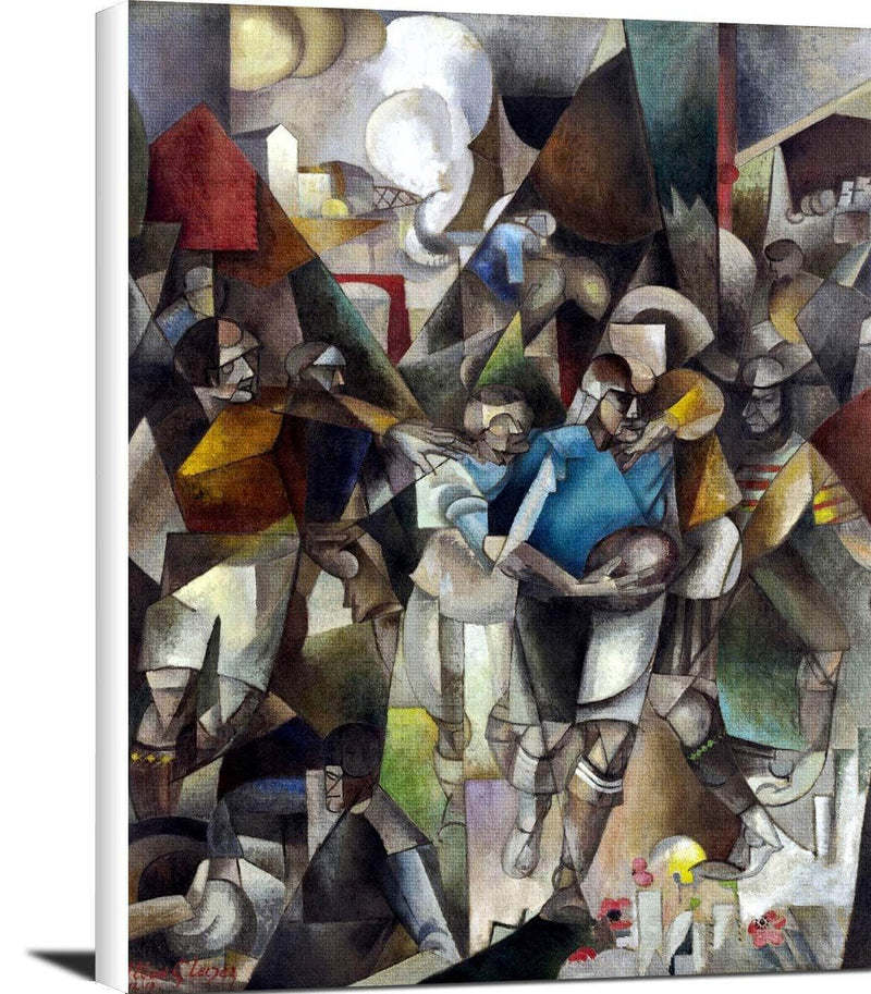 Football Players Painting Albert Gleizes Canvas Art Fine Art Print