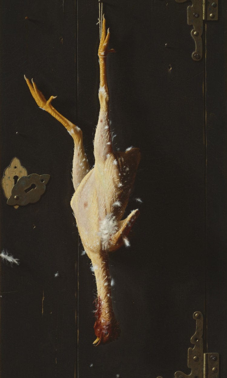 For Sunday's Dinner By William Michael Harnett Fine Art Print