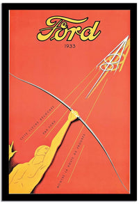 Ford  Art Deco Poster Fine Art Print