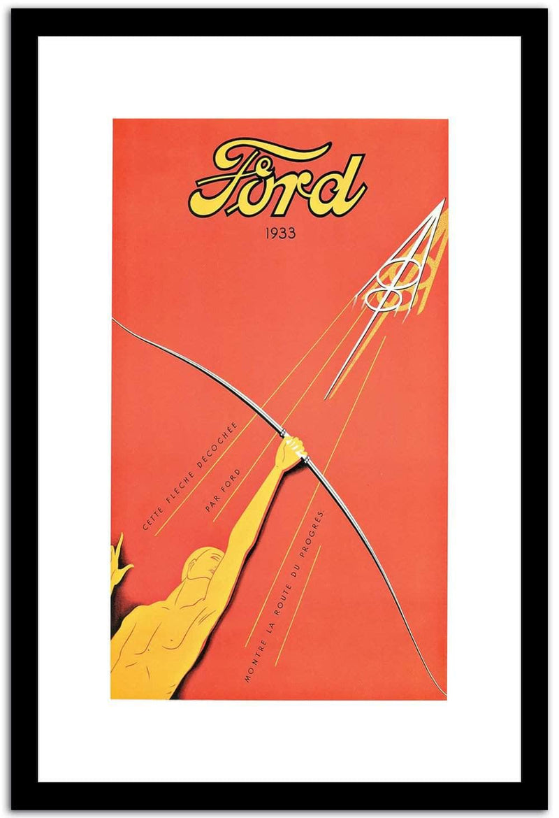 Ford  Art Deco Poster Fine Art Print