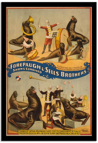 Forepauch & Sells Brothers  Vintage Postera Fine Art Print