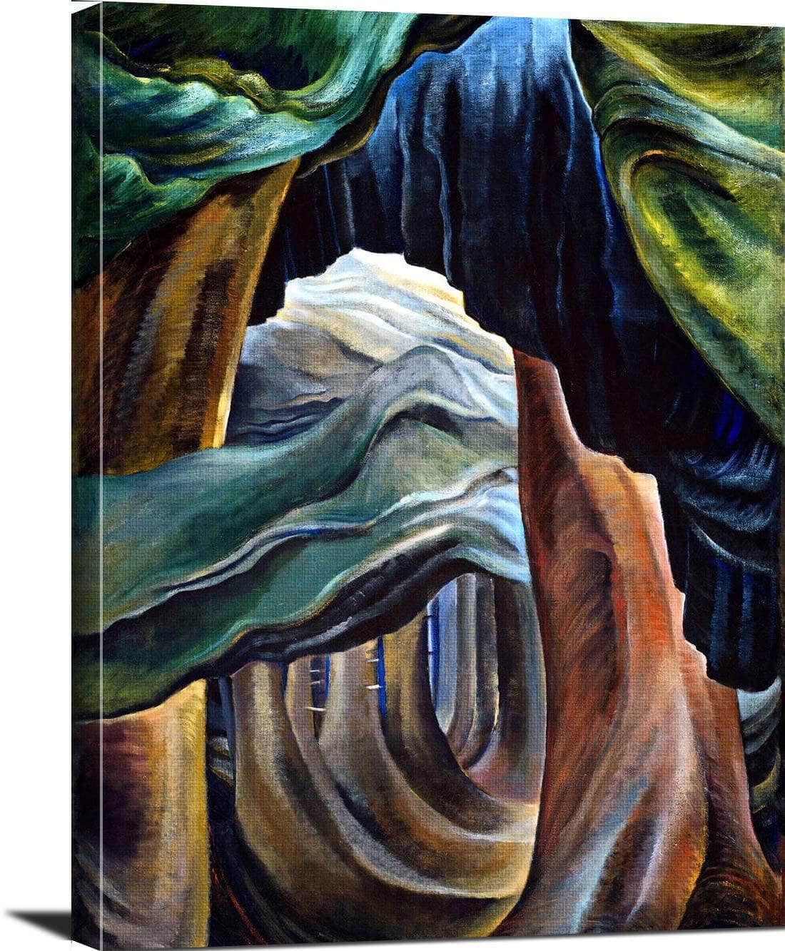 Forest, British Columbia Painting Emily Carr Canvas Art Fine Art Print