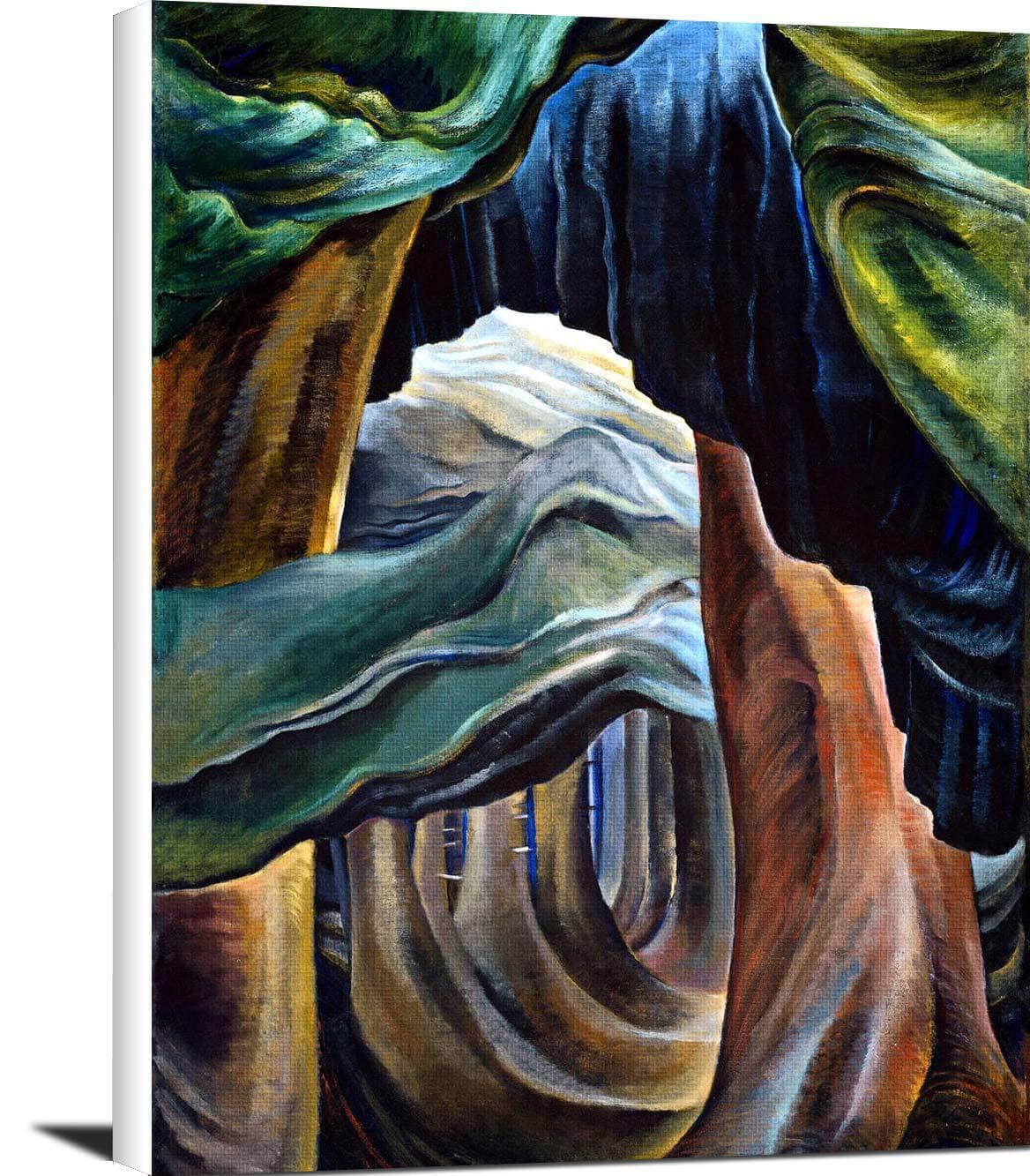 Forest, British Columbia Painting Emily Carr Canvas Art Fine Art Print