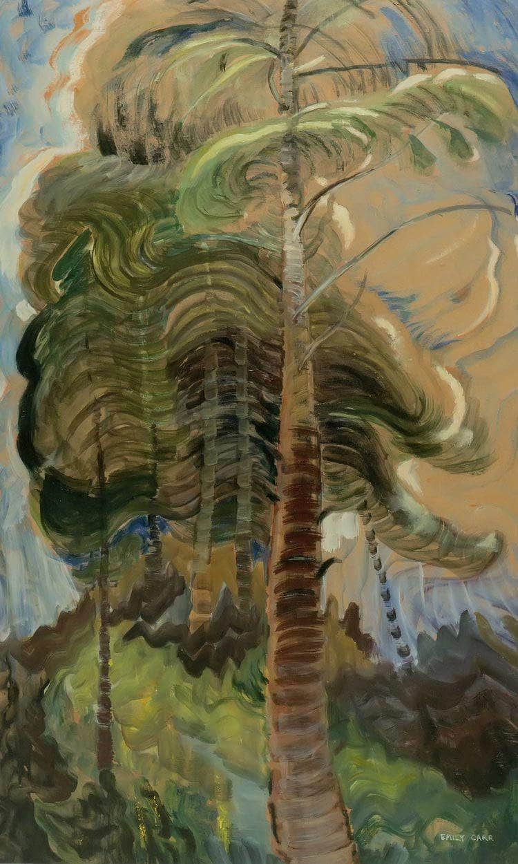 Forest Interior BC By Emily Carr Fine Art Print