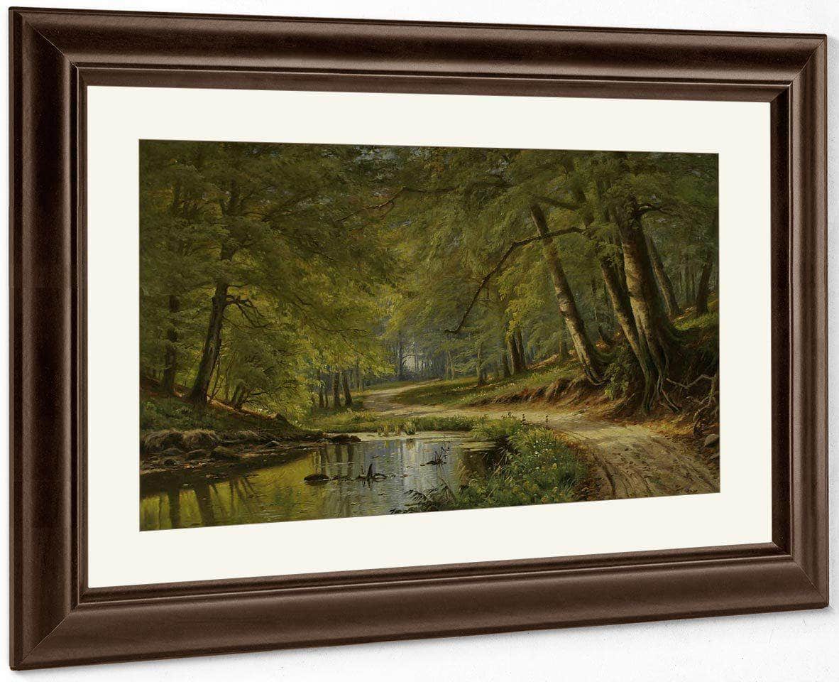 Forest Interior By Antonio Jacobsen Fine Art Print