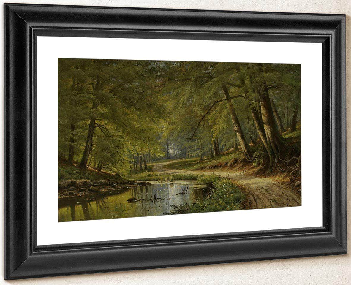 Forest Interior By Antonio Jacobsen Fine Art Print