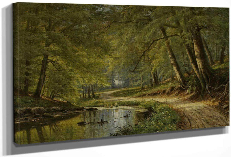 Forest Interior By Antonio Jacobsen Fine Art Print