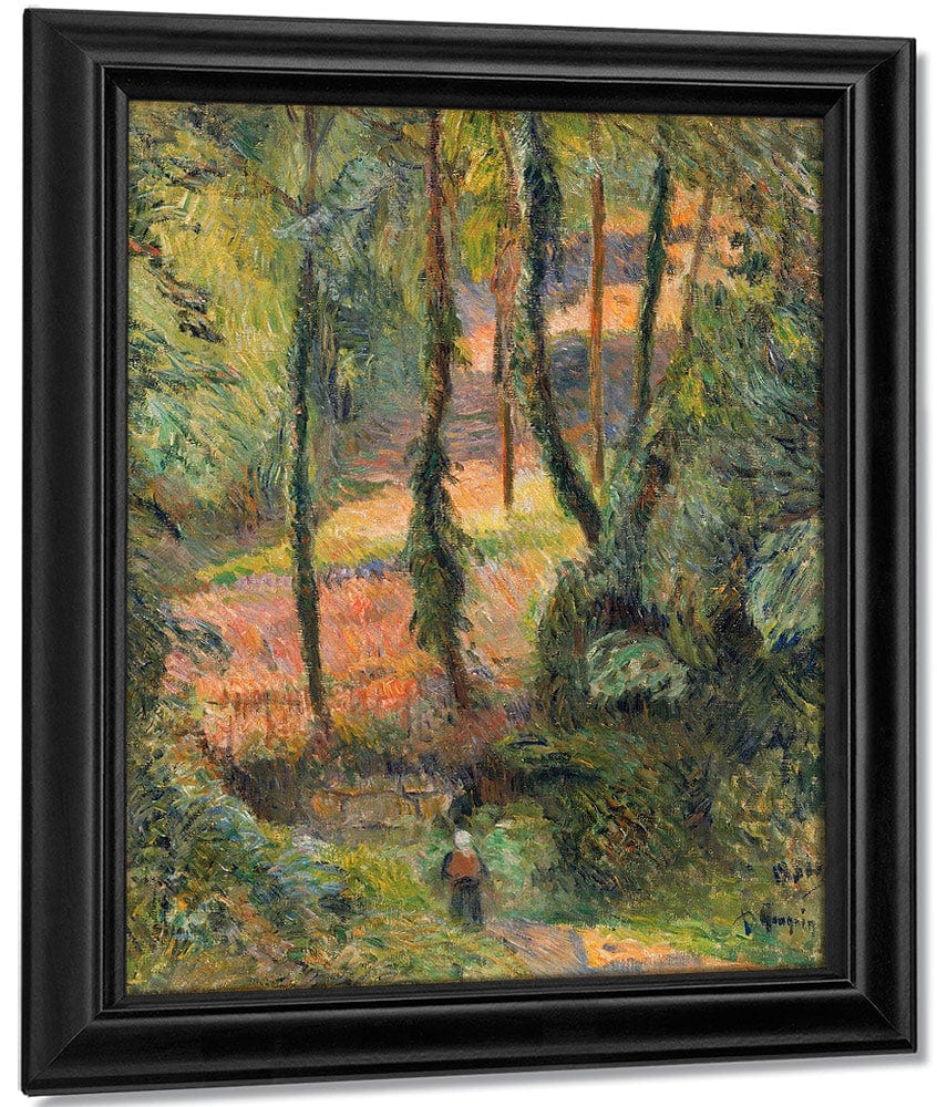 Forest Interior (Sous Bois) By Paul Gauguin Fine Art Print