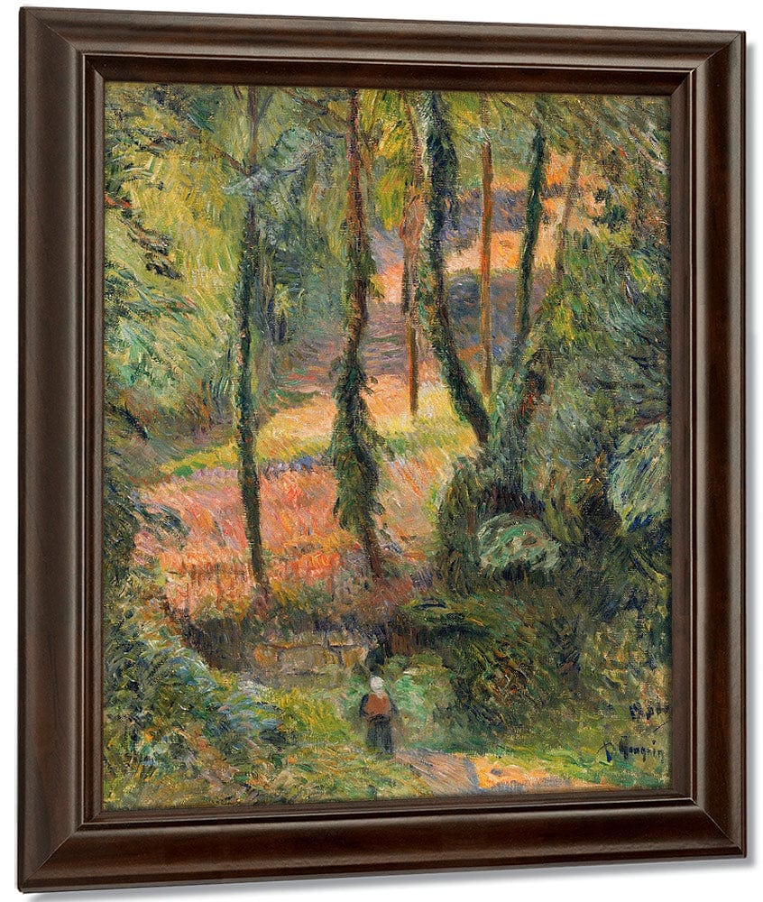 Forest Interior (Sous Bois) By Paul Gauguin Fine Art Print