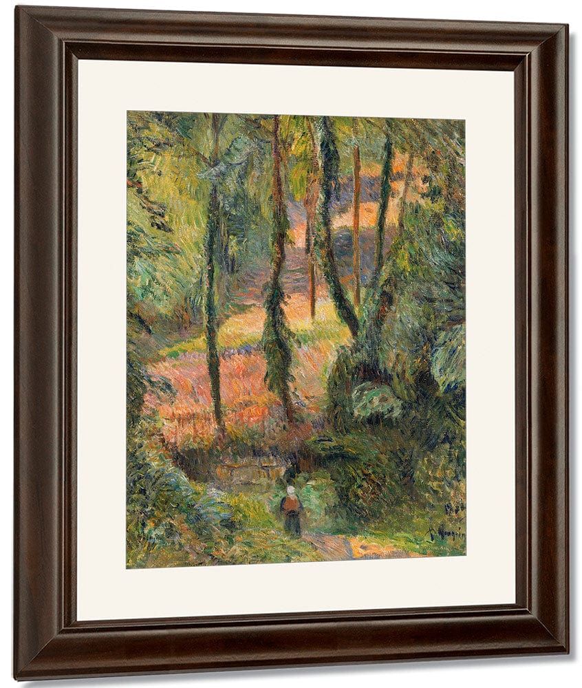 Forest Interior (Sous Bois) By Paul Gauguin Fine Art Print