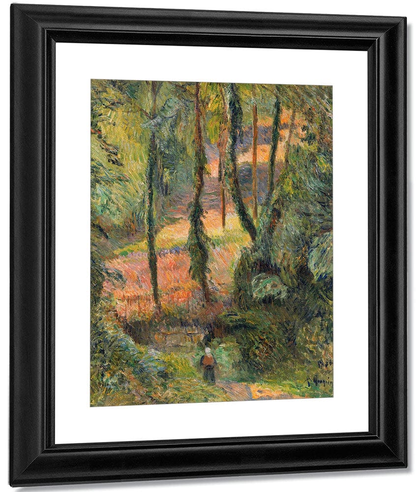 Forest Interior (Sous Bois) By Paul Gauguin Fine Art Print