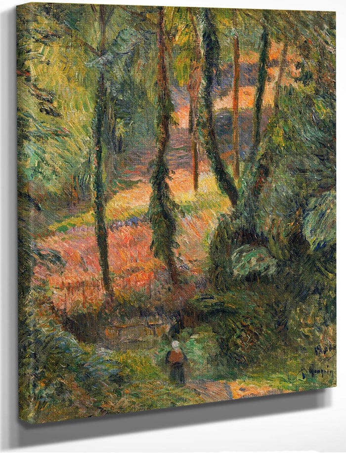 Forest Interior (Sous Bois) By Paul Gauguin Fine Art Print