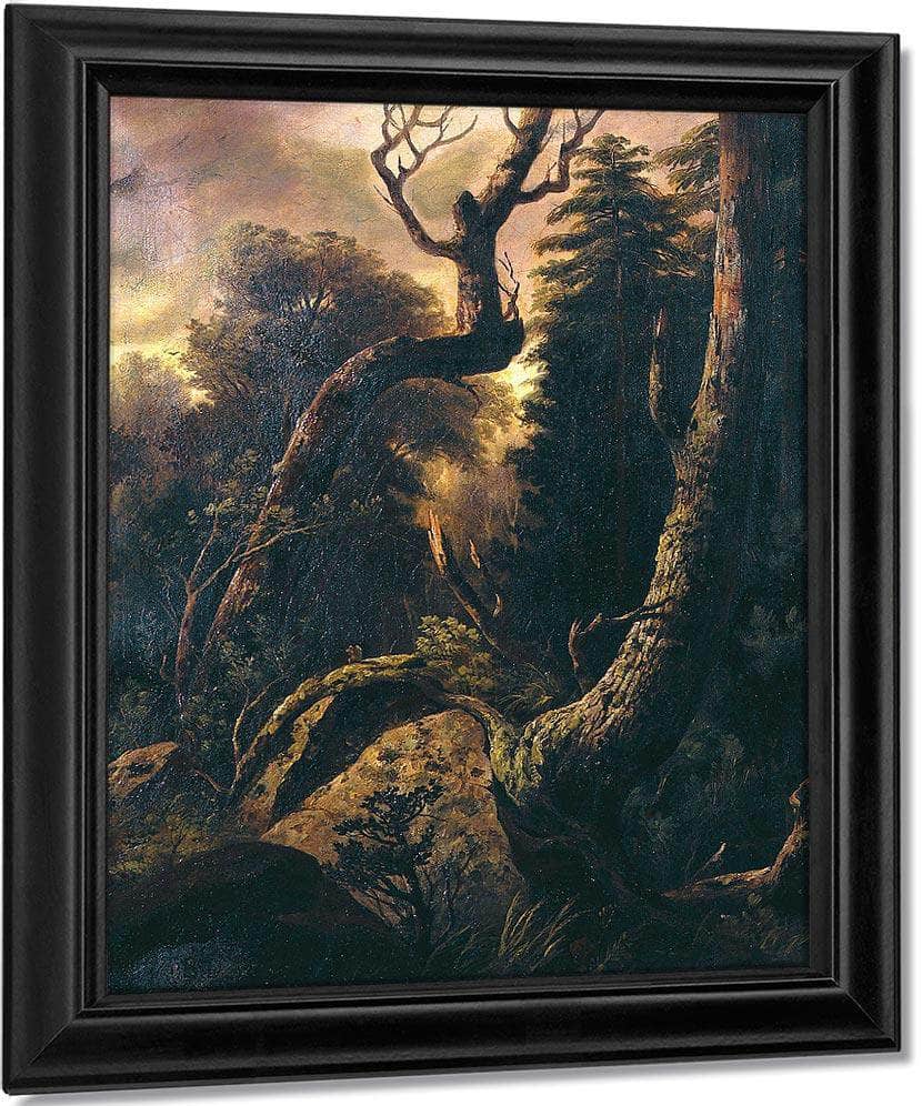 Forest Landscape By Asher B Durand Fine Art Print