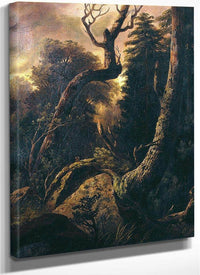 Forest Landscape By Asher B Durand Fine Art Print